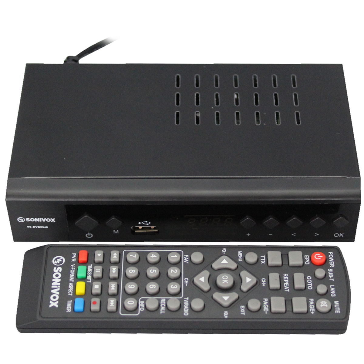 Caja Convertidora Tv Digital Usb Y Control